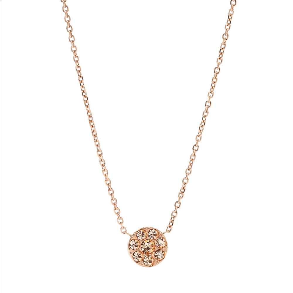 Fossil- “Rose gold- Tiny Disk Pendant”
